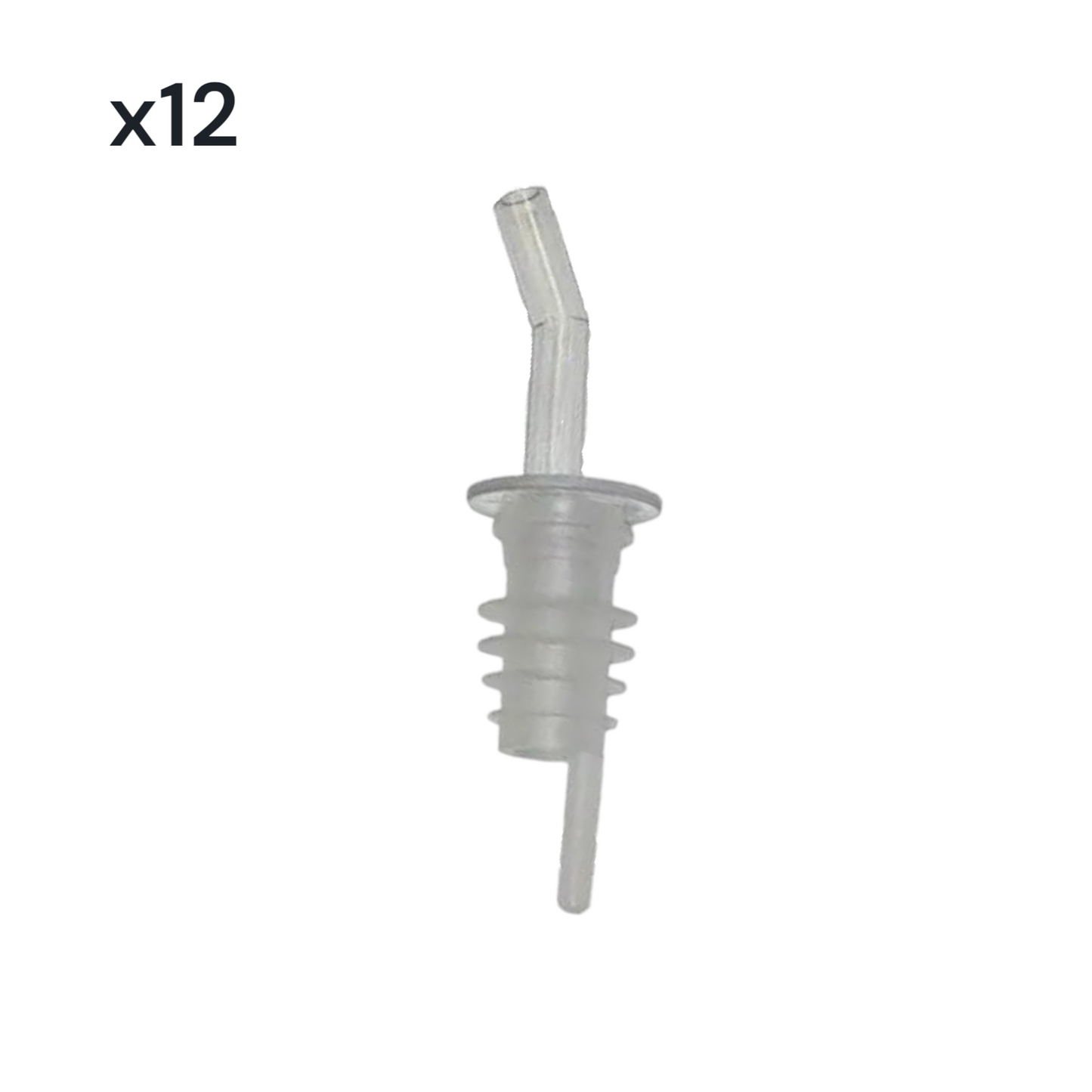 Whiskey Spirit Pourer, Clear (x12) - Premium Kitchen from Chabrias Ltd - Just £7.59! Shop now at Chabrias Ltd
