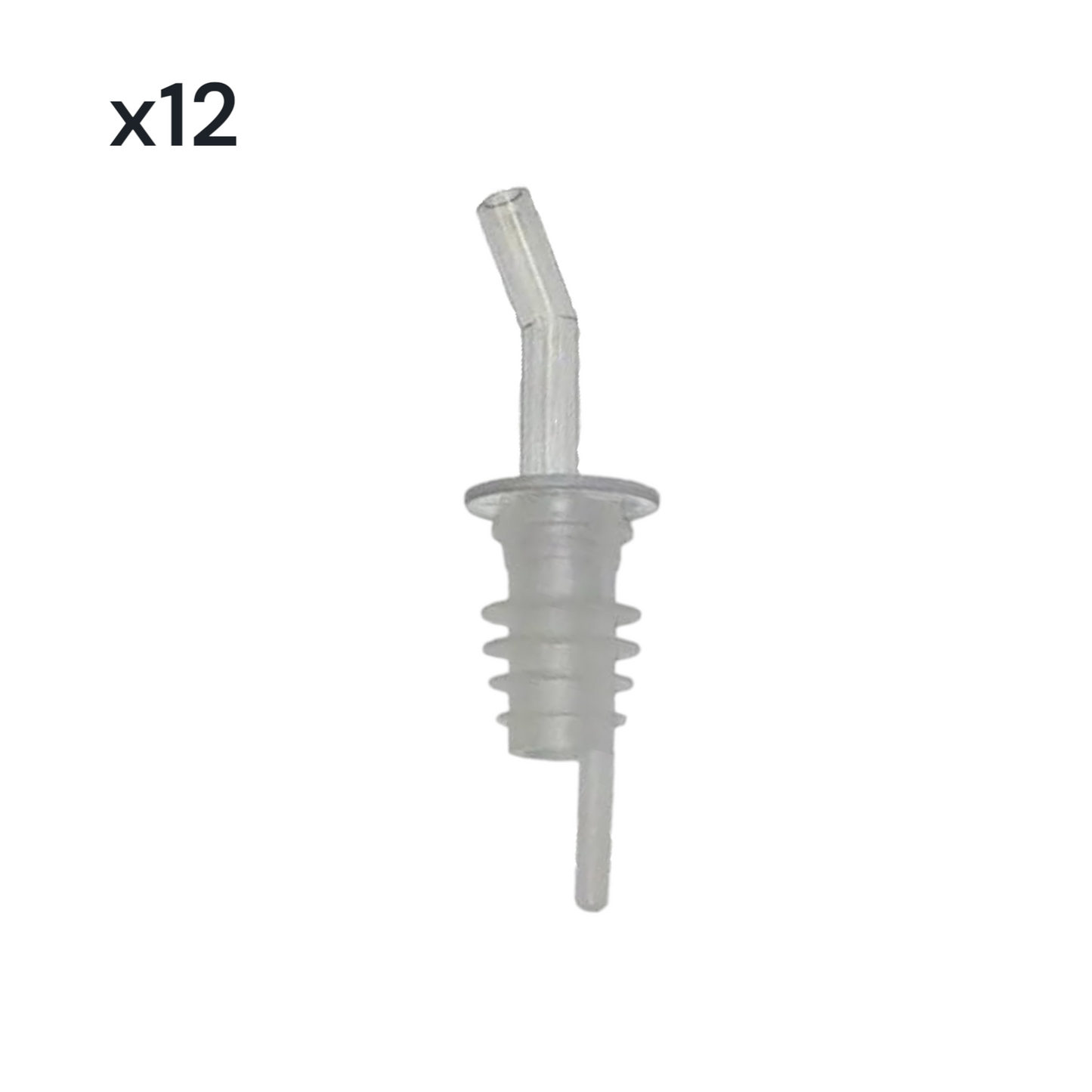 Whiskey Spirit Pourer, Clear (x12) - Premium Kitchen from Chabrias Ltd - Just £7.59! Shop now at Chabrias Ltd