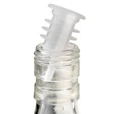 Seal-Tight, cap-on-Bottle Pourers (Clear, x12) - Premium Kitchen from Chabrias Ltd - Just £6.99! Shop now at Chabrias Ltd