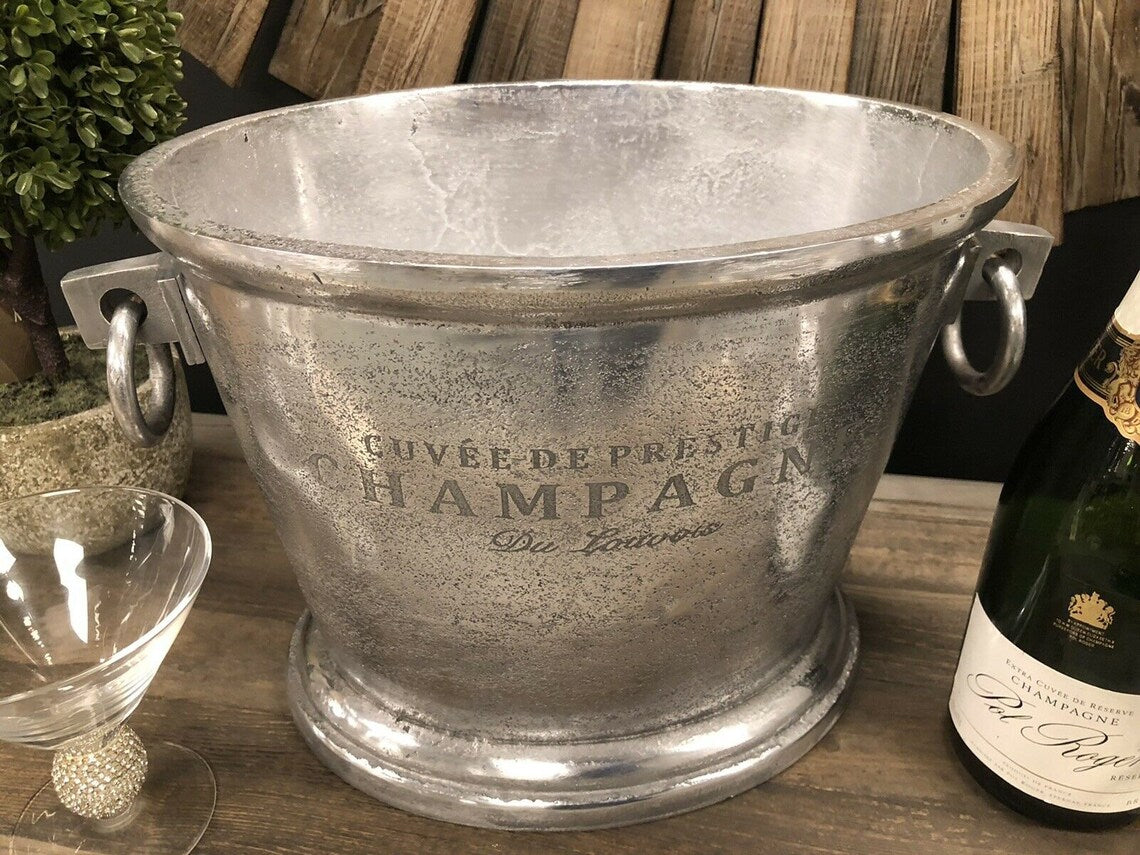 Deluxe 6 Litre Vintage Grand Brasserie "Cuvée de Prestige" Champagne Bucket - Premium Kitchen from Chabrias Ltd - Just £75.99! Shop now at Chabrias Ltd