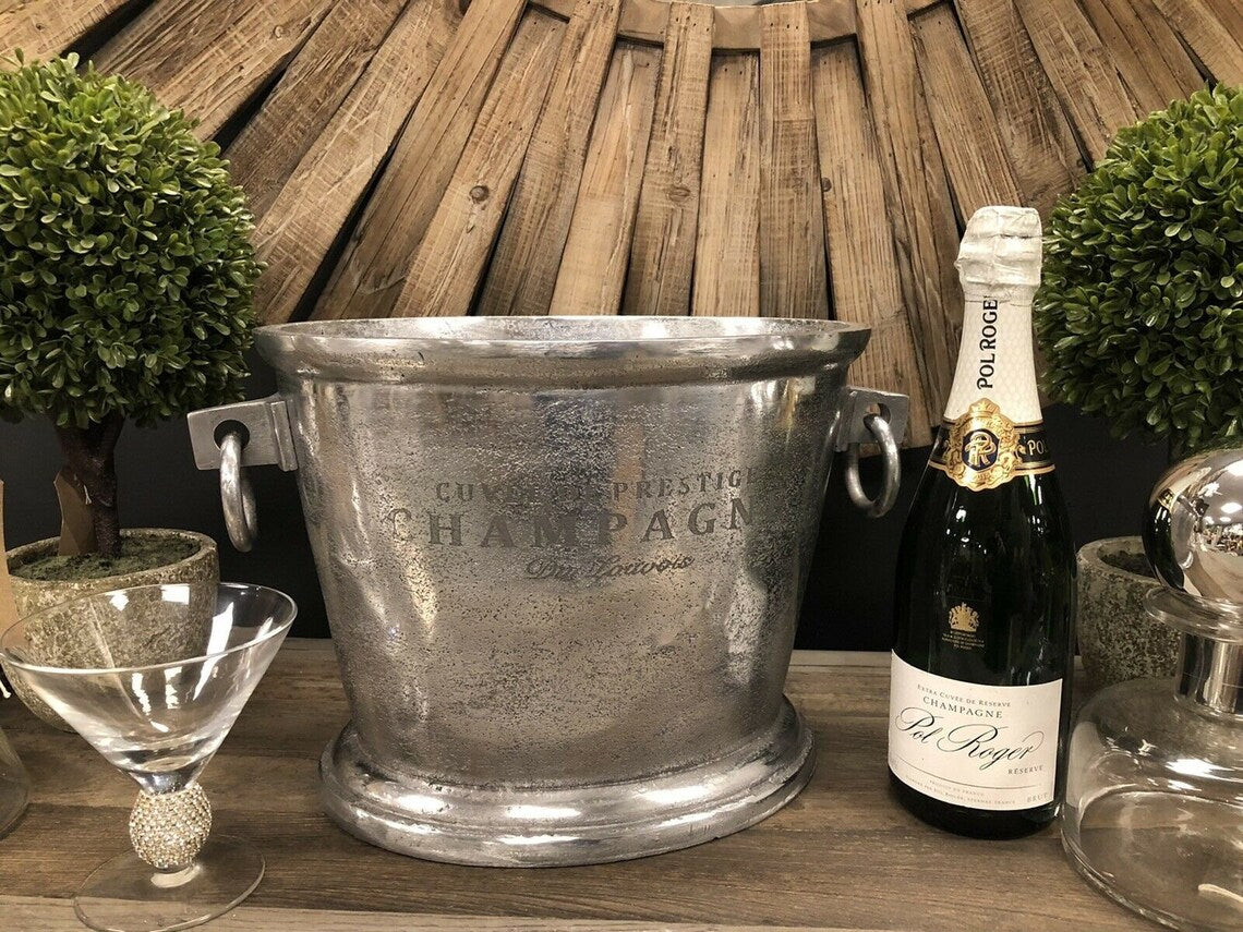 Deluxe 6 Litre Vintage Grand Brasserie "Cuvée de Prestige" Champagne Bucket - Premium Kitchen from Chabrias Ltd - Just £75.99! Shop now at Chabrias Ltd