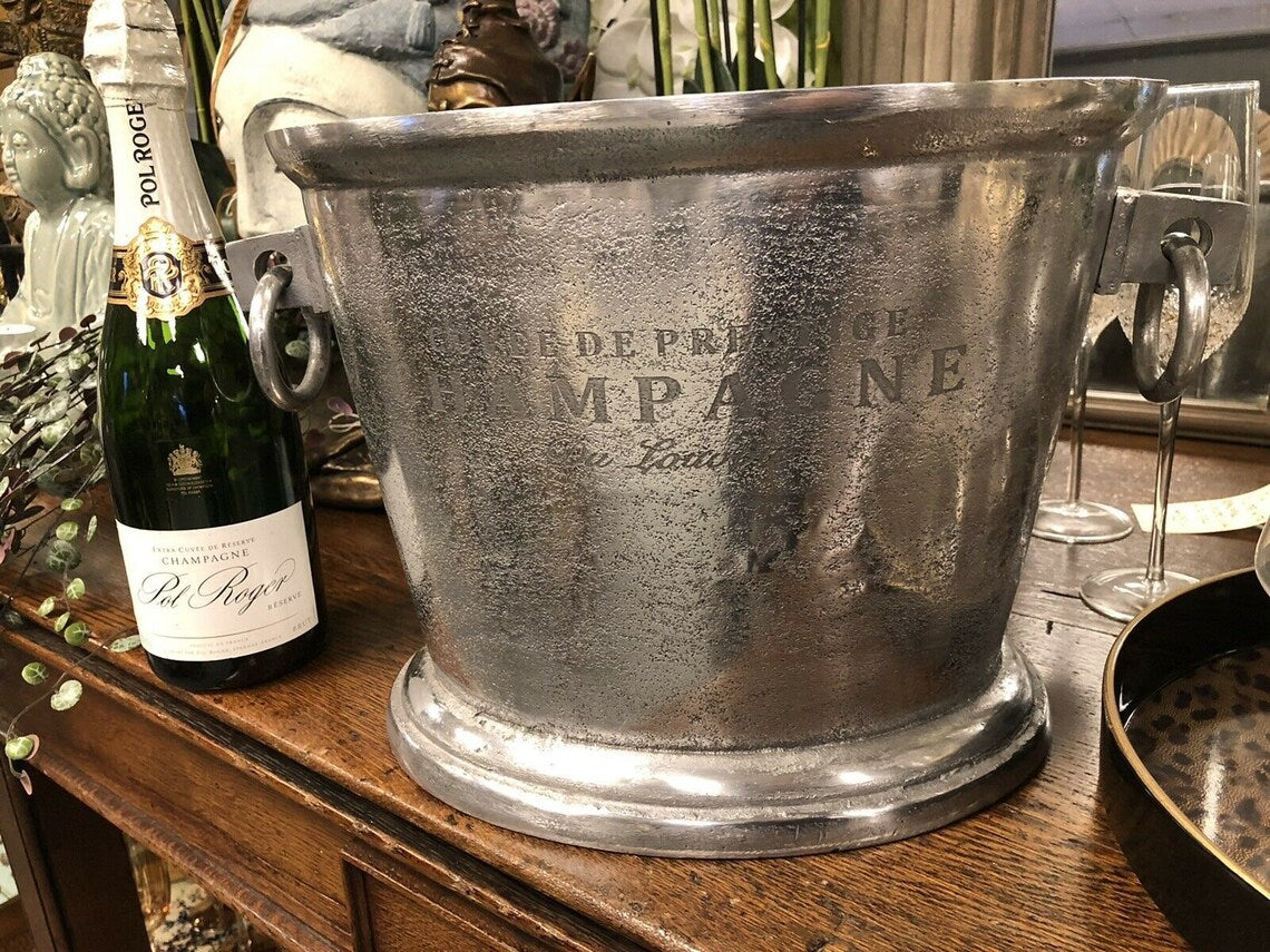 Deluxe 6 Litre Vintage Grand Brasserie "Cuvée de Prestige" Champagne Bucket - Premium Kitchen from Chabrias Ltd - Just £75.99! Shop now at Chabrias Ltd