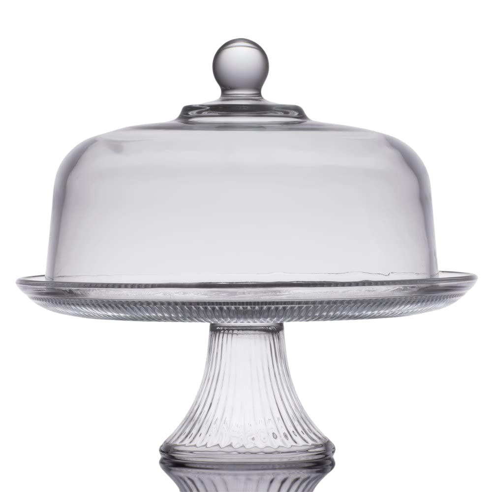 Chabrias Ltd Canton Cake Dome with 12" Footed Cake Stand - Premium WAY from Chabrias Ltd - Just £46.76! Shop now at Chabrias Ltd
