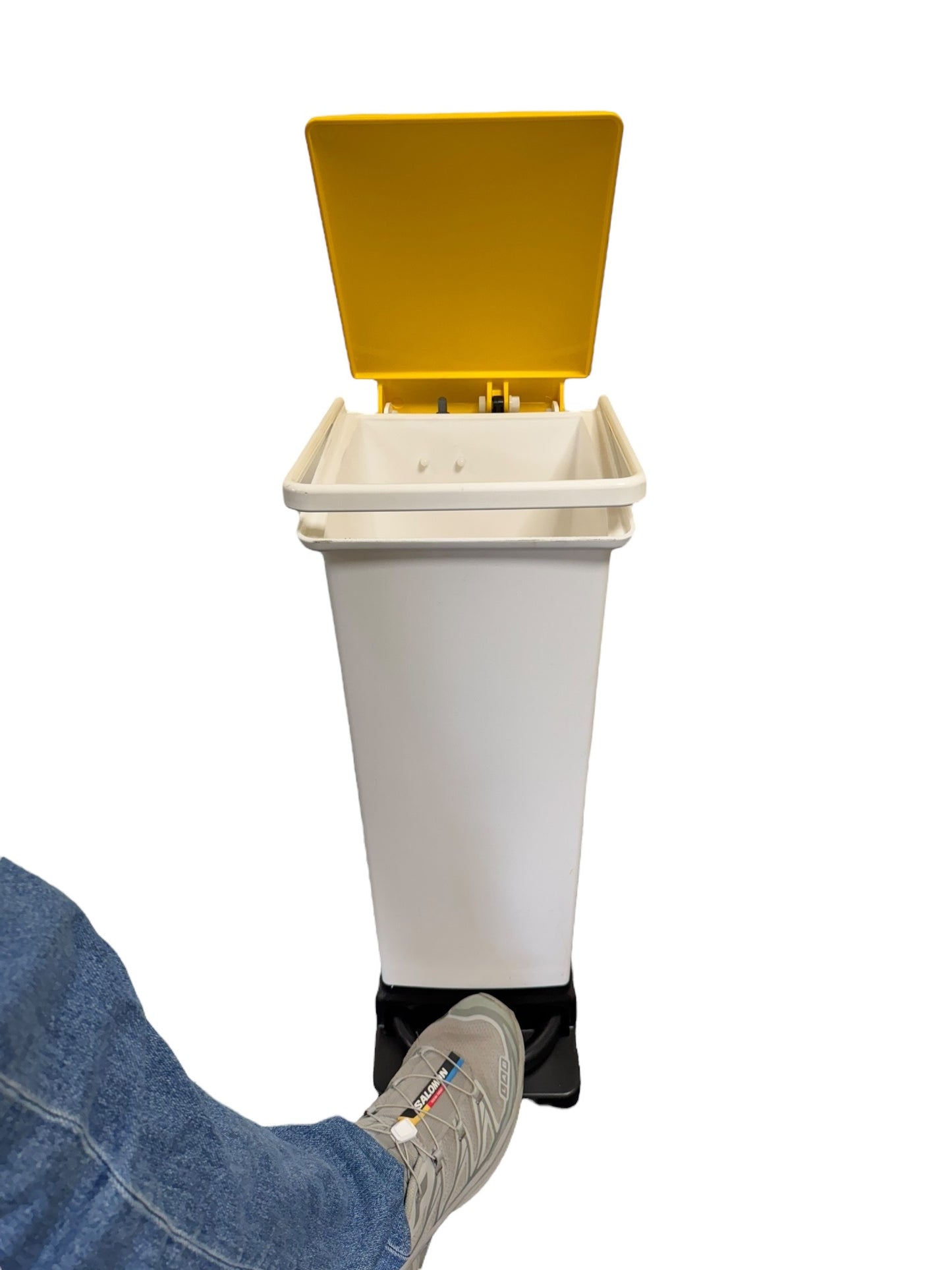 Plastic Fire Retardant Sack Holder, Yellow Lid, 20L - Premium Bins from Chabrias Ltd - Just £79.99! Shop now at Chabrias Ltd