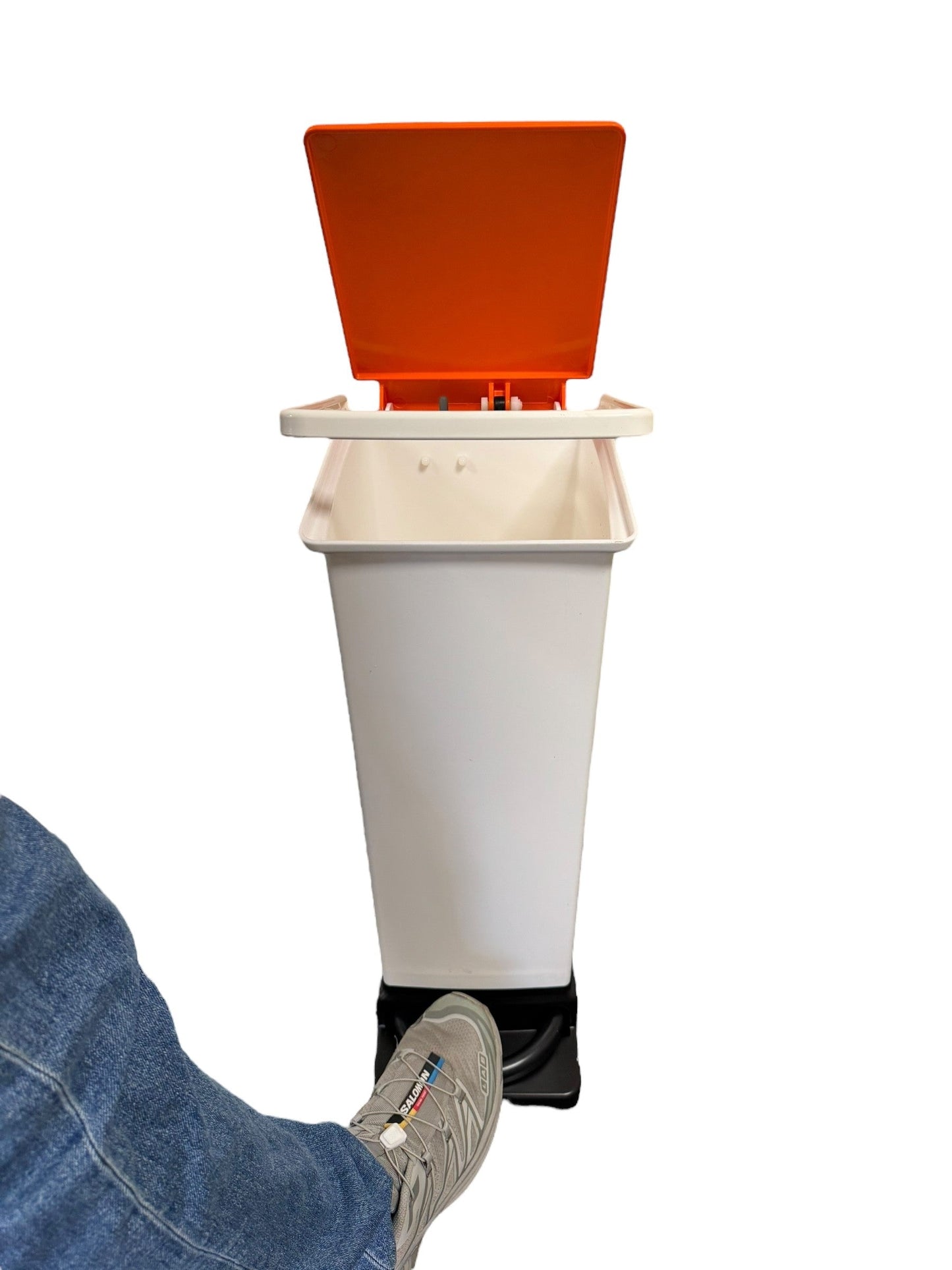Plastic Fire Retardant Sack Holder, Orange Lid, 20L - Premium Bins from Chabrias Ltd - Just £79.99! Shop now at Chabrias Ltd