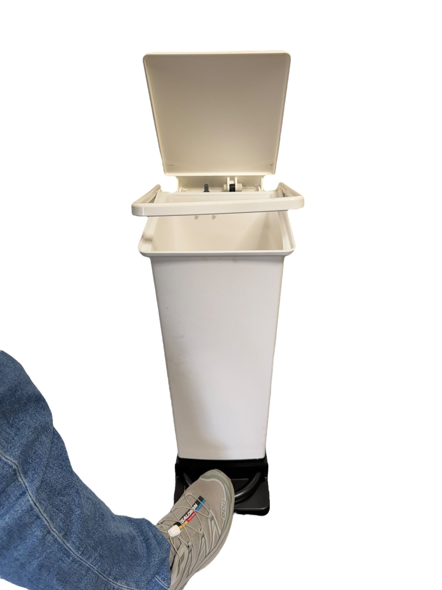 Plastic Fire Retardant Sack Holder, White Lid, 20L - Premium Bins from Chabrias Ltd - Just £79.99! Shop now at Chabrias Ltd