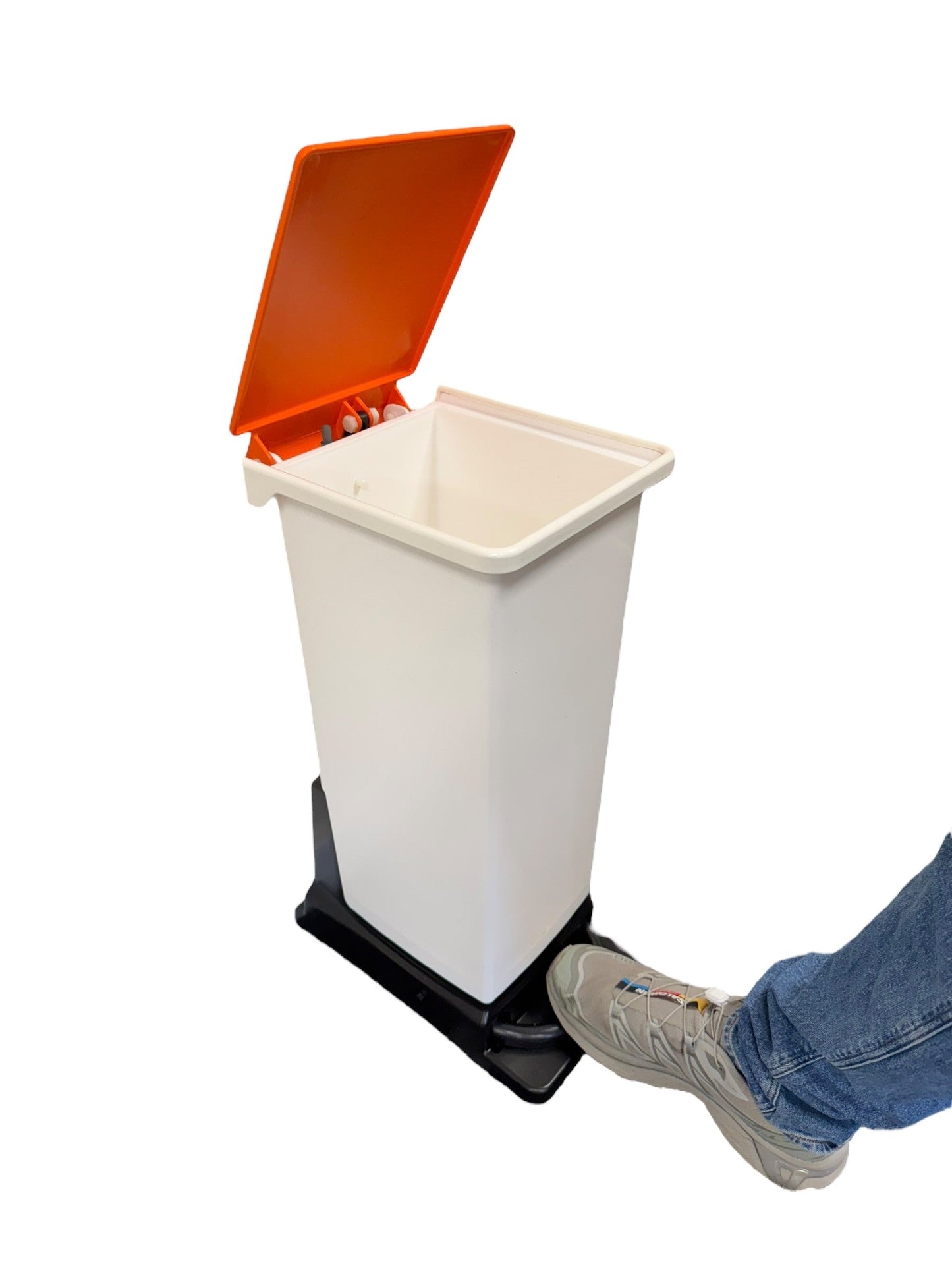 Plastic Fire Retardant Sack Holder, Orange Lid, 20L - Premium Bins from Chabrias Ltd - Just £79.99! Shop now at Chabrias Ltd