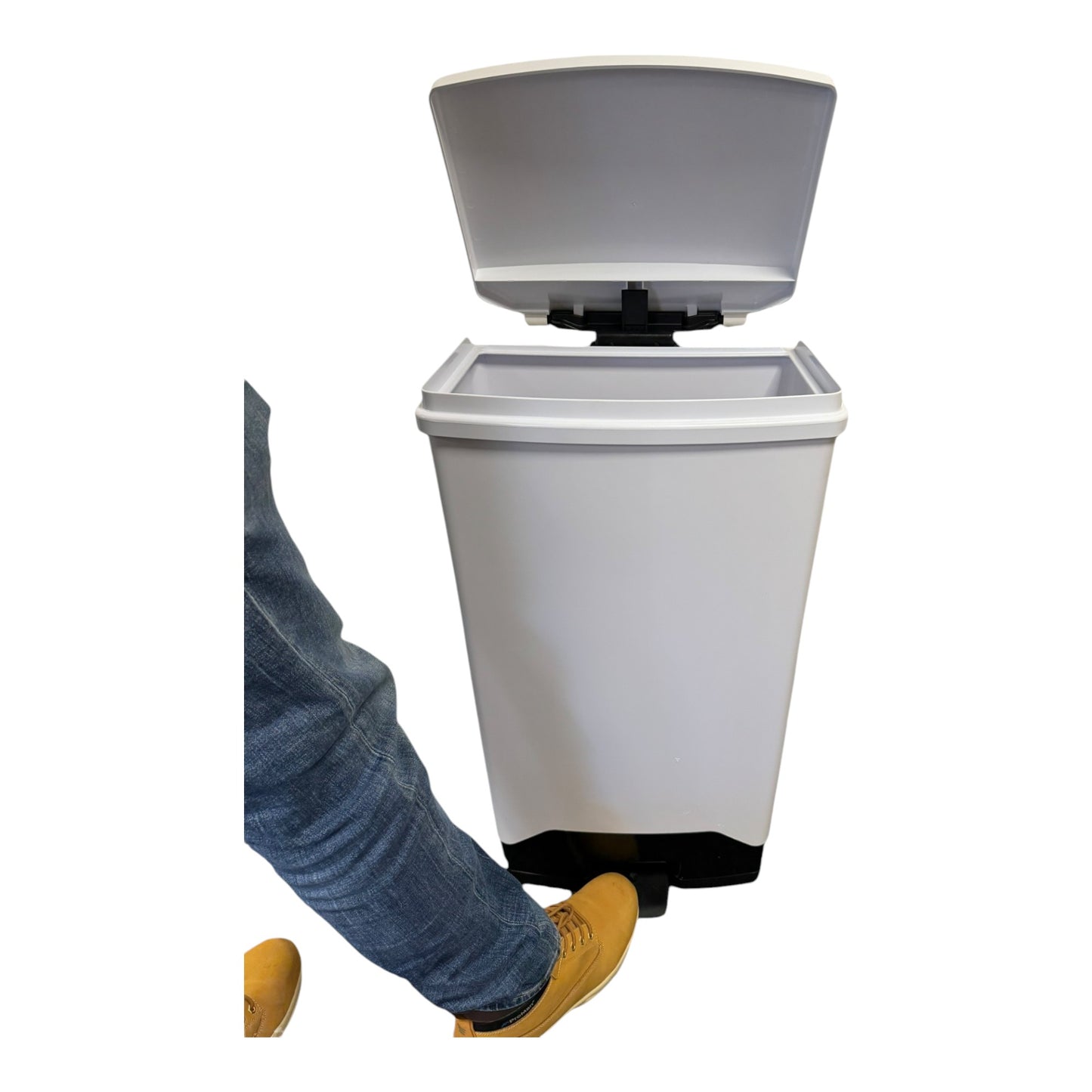 Plastic Fire Retardant Sack Holder, White Lid, 70L - Premium Bins from Chabrias Ltd - Just £174.99! Shop now at Chabrias Ltd