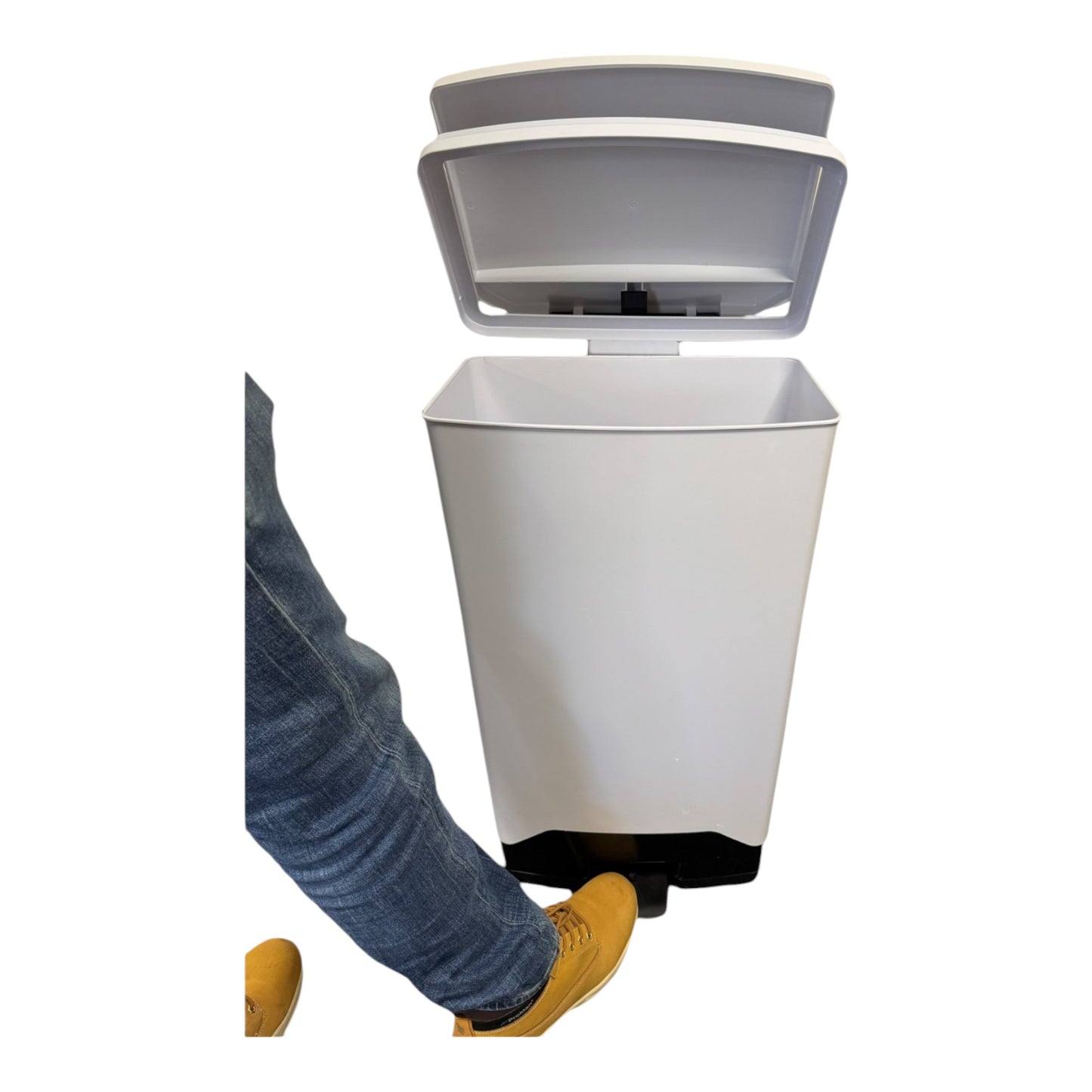 Plastic Fire Retardant Sack Holder, White Lid, 70L - Premium Bins from Chabrias Ltd - Just £174.99! Shop now at Chabrias Ltd