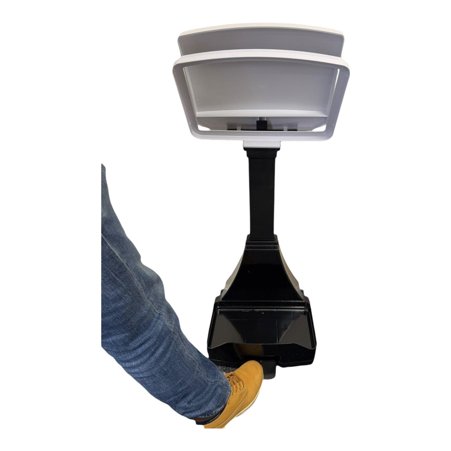 Plastic Fire Retardant Sack Holder, White Lid, 70L - Premium Bins from Chabrias Ltd - Just £174.99! Shop now at Chabrias Ltd
