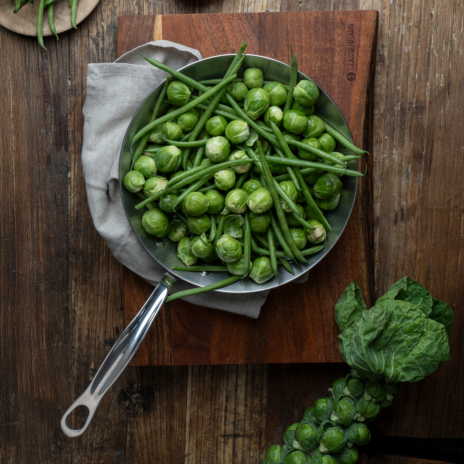 Samuel Groves Classic Stainless-Steel Frying Pans