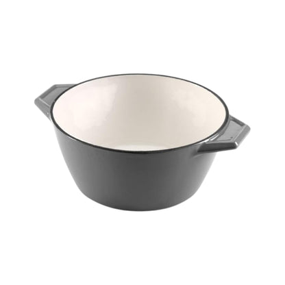 Samuel Groves Enamel Cast Iron Round Casserole Dish with Lid – 20.5cm / 2 Litre - Premium Kitchen from Chabrias Ltd - Just £59.99! Shop now at Chabrias Ltd