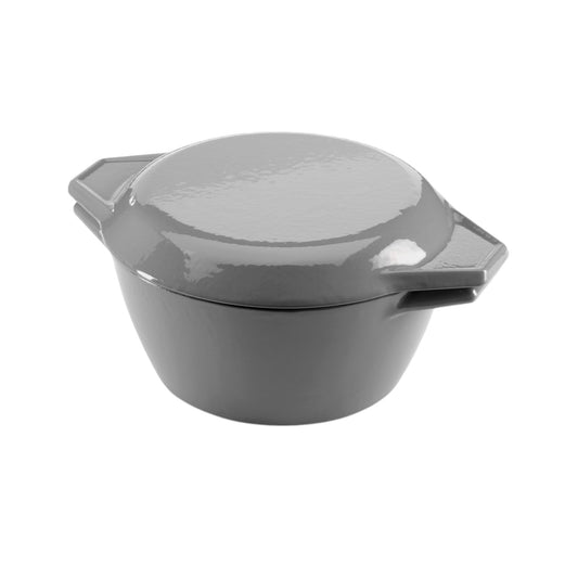 Samuel Groves Enamel Cast Iron Round Casserole Dish with Lid – 20.5cm / 2 Litre - Premium Kitchen from Chabrias Ltd - Just £59.99! Shop now at Chabrias Ltd