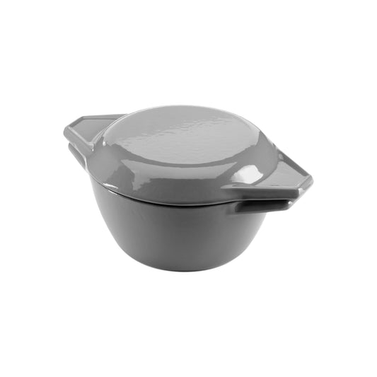 Samuel Groves Enamel Cast Iron Round Casserole Dish with Lid – 16.5cm / 1.3 Litre - Premium Kitchen from Chabrias Ltd - Just £66.99! Shop now at Chabrias Ltd