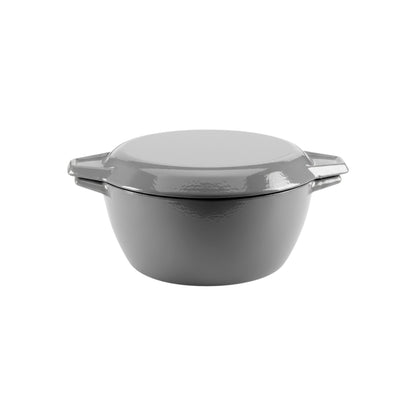 Samuel Groves Enamel Cast Iron Round Casserole Dish with Lid – 16.5cm / 1.3 Litre - Premium Kitchen from Chabrias Ltd - Just £66.99! Shop now at Chabrias Ltd