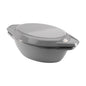Samuel Groves Enamel Cast Iron Oval Casserole Dish with Lid – 27.5cm / 3 Litre - Premium Kitchen from Chabrias Ltd - Just £69.99! Shop now at Chabrias Ltd