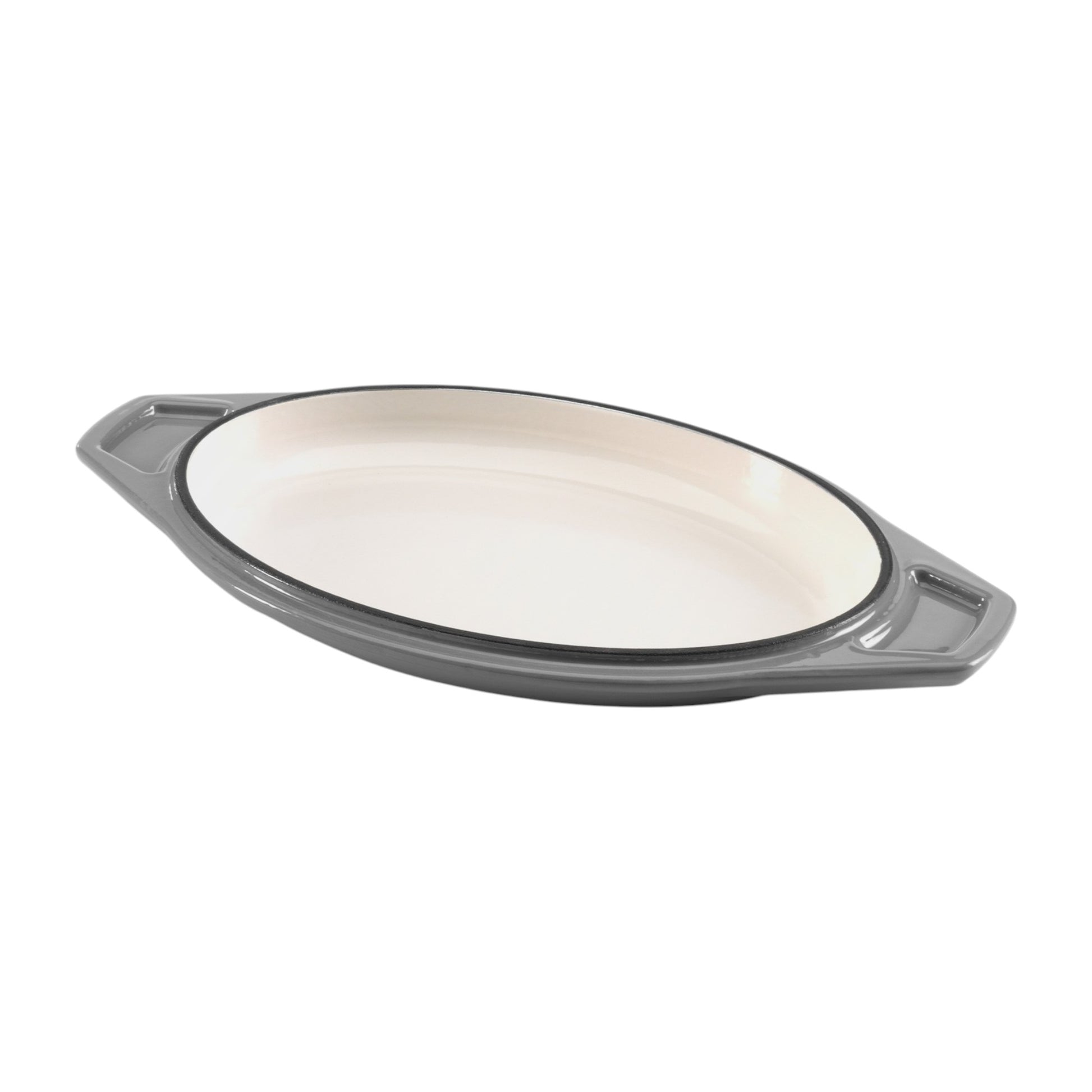 Samuel Groves Enamel Cast Iron Oval Casserole Dish with Lid – 27.5cm / 3 Litre - Premium Kitchen from Chabrias Ltd - Just £69.99! Shop now at Chabrias Ltd