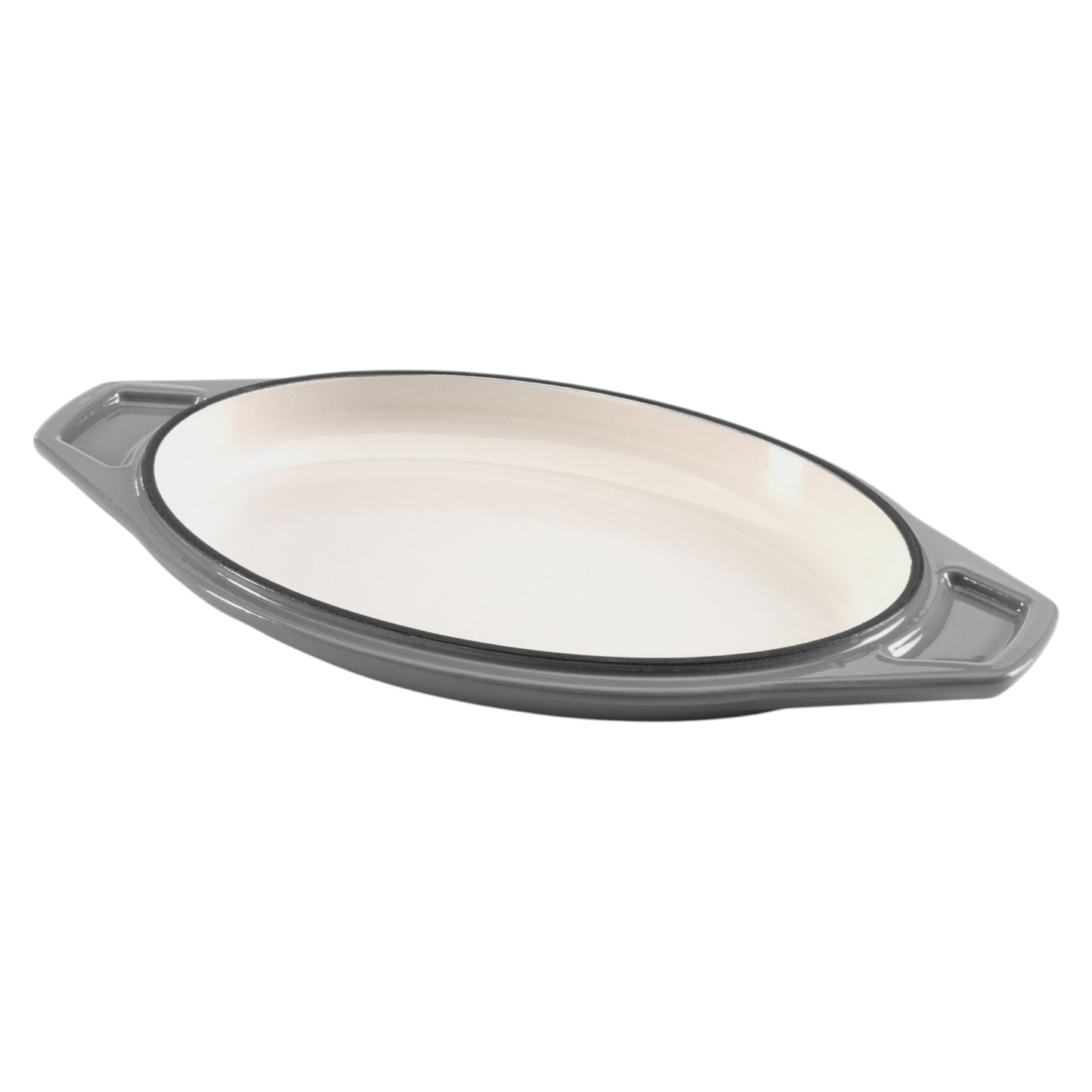 Samuel Groves Enamel Cast Iron Oval Casserole Dish with Lid – 32.5cm / 4.6 Litre - Premium Kitchen from Chabrias Ltd - Just £74.99! Shop now at Chabrias Ltd