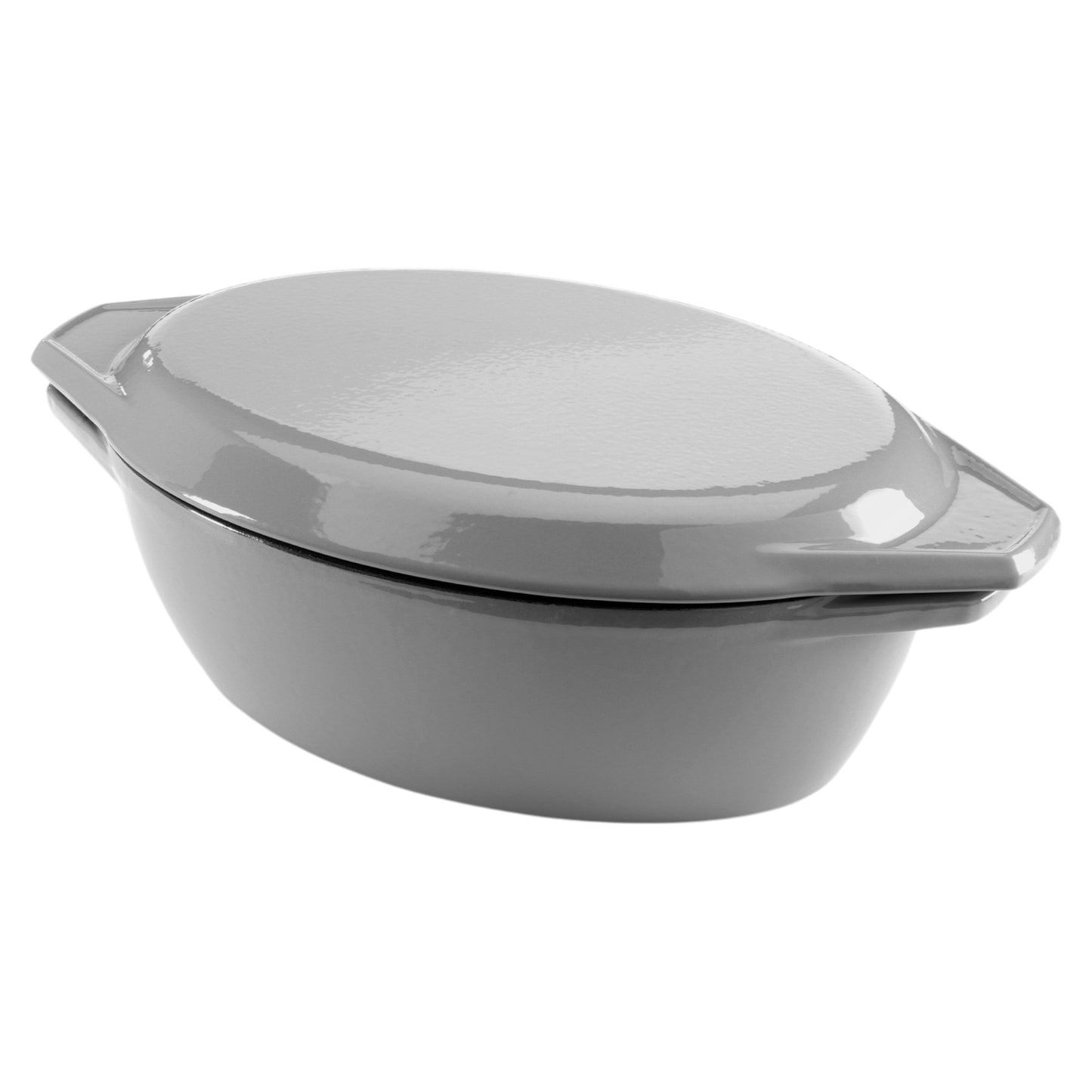 Samuel Groves Enamel Cast Iron Oval Casserole Dish with Lid – 32.5cm / 4.6 Litre - Premium Kitchen from Chabrias Ltd - Just £74.99! Shop now at Chabrias Ltd