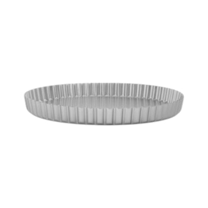 Professional Aluminium Loose Base Fluted Flan Tin, 9" - Premium Kitchen from Chabrias Ltd - Just £12.99! Shop now at Chabrias Ltd