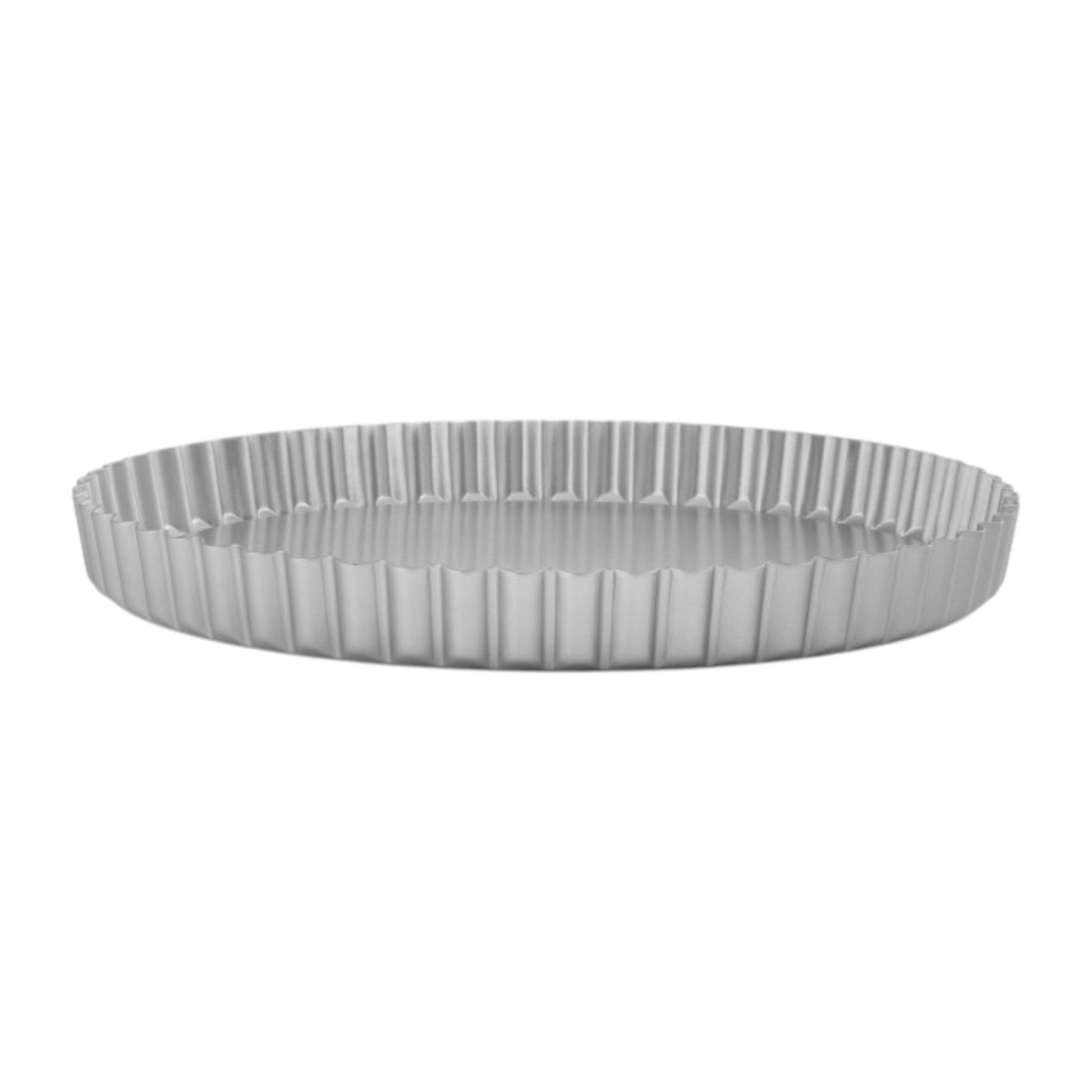 Professional Aluminium Loose Base Fluted Flan Tin, 11" - Premium Kitchen from Chabrias Ltd - Just £14.99! Shop now at Chabrias Ltd