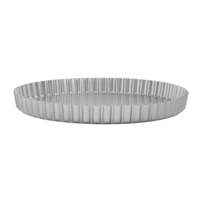 Professional Aluminium Loose Base Fluted Flan Tin, 11" - Premium Kitchen from Chabrias Ltd - Just £14.99! Shop now at Chabrias Ltd