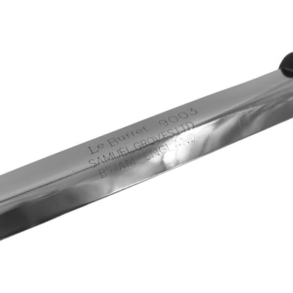 Le Buffet Serving Spoon 30cm – Stainless Steel with Heat-Resistant Handle (Black) - Premium Kitchen from Chabrias Ltd - Just £7.99! Shop now at Chabrias Ltd