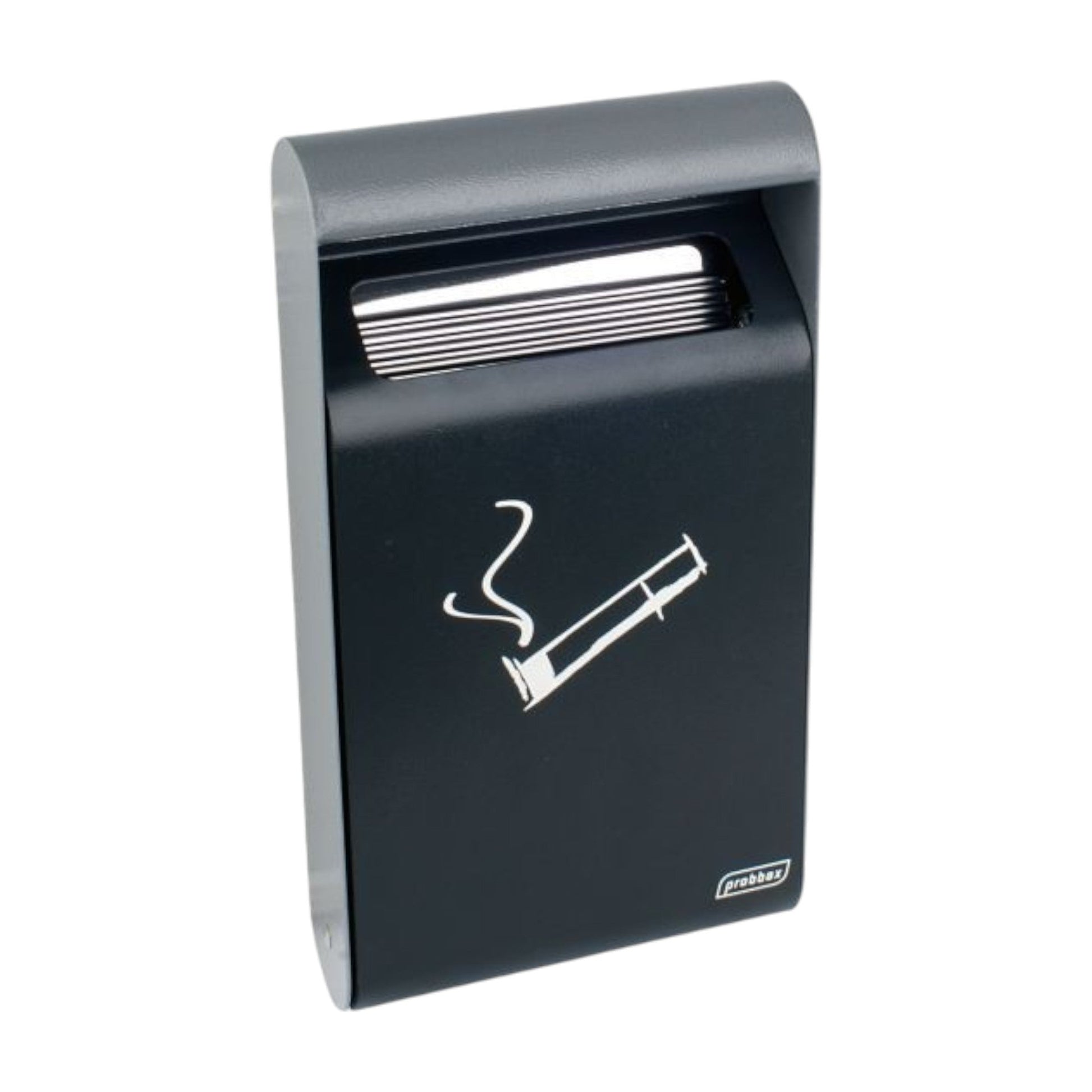 Wall-Mounted Ashtray, Stainless Steel Black, 3L - Premium Home from Probbax - Just £54.99! Shop now at Chabrias Ltd