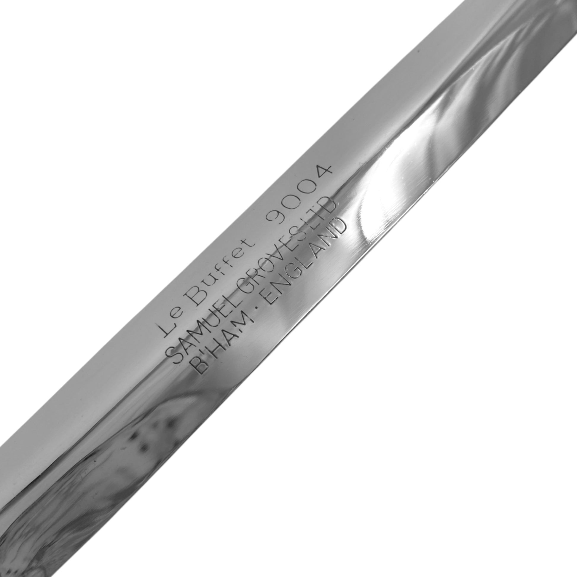 Le Buffet Slotted Scoop 9.5" – Stainless Steel with Heat-Resistant Handle (Black) - Premium Kitchen from Chabrias Ltd - Just £7.99! Shop now at Chabrias Ltd