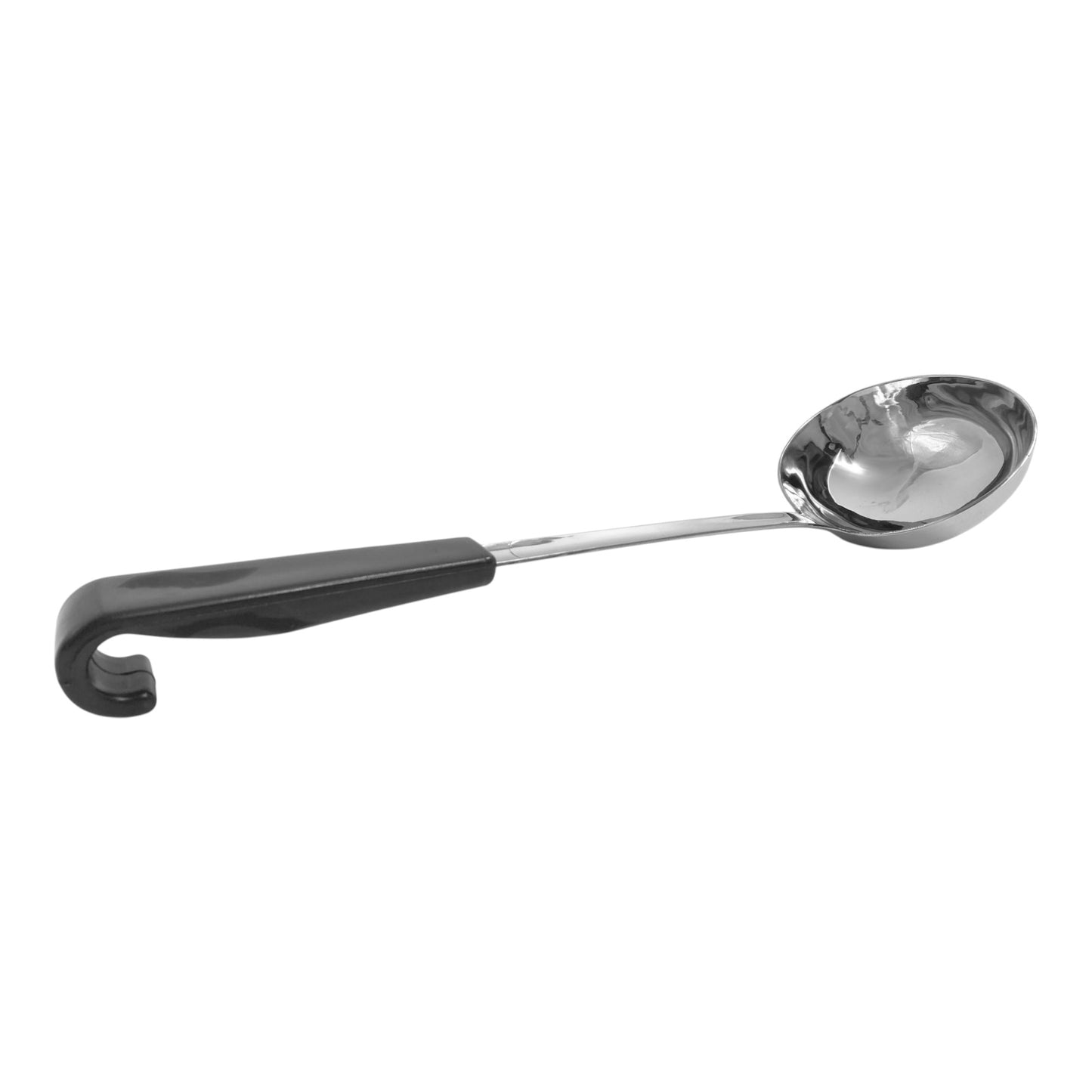 Le Buffet 4oz Soup Ladle – Stainless Steel with Heat-Resistant Handle (Black) - Premium Kitchen from Chabrias Ltd - Just £7.99! Shop now at Chabrias Ltd