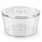 Clear 10 Litre Ice Bucket with Lid & Removable Draining Liner – Large Plastic Ice Bucket – UK Made