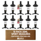 Professional Bar Optic Measures Pack of 10 Spirit Dispensers