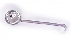 Hook Stainless Steel Ladle with Pouring Rim 14" - Premium Home from Chabrias Ltd - Just £6.64! Shop now at Chabrias Ltd