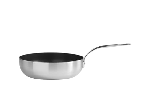 Samuel Groves Stainless Steel Tri Ply Non Stick Chef's Pan Frying Pan Suitable for All Hobs - Made in England - Premium Kitchen from Samuel Groves - Just £159.99! Shop now at Chabrias Ltd