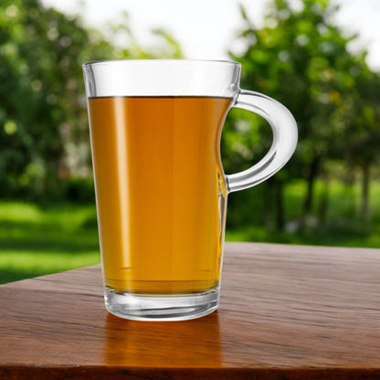 Elba Glass Coffee Mug, 250ml (6 pack) - Premium Kitchen from Chabrias Ltd - Just £9.99! Shop now at Chabrias Ltd
