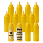 12-Pack 250ml Yellow Squeeze Bottles – BPA-Free Soft Plastic Condiment Dispensers for Sauces, Oils & Dressings - Premium Home from Chabrias Ltd - Just £6.99! Shop now at Chabrias Ltd