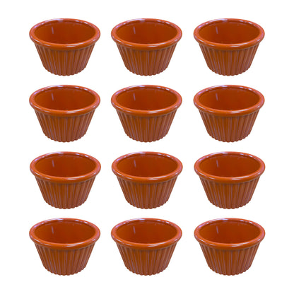 Terracotta Fluted Ramekins 1oz, 1.5oz, 2oz - Made in UK - Premium Ramekin from Chabrias Ltd - Just £11.99! Shop now at Chabrias Ltd