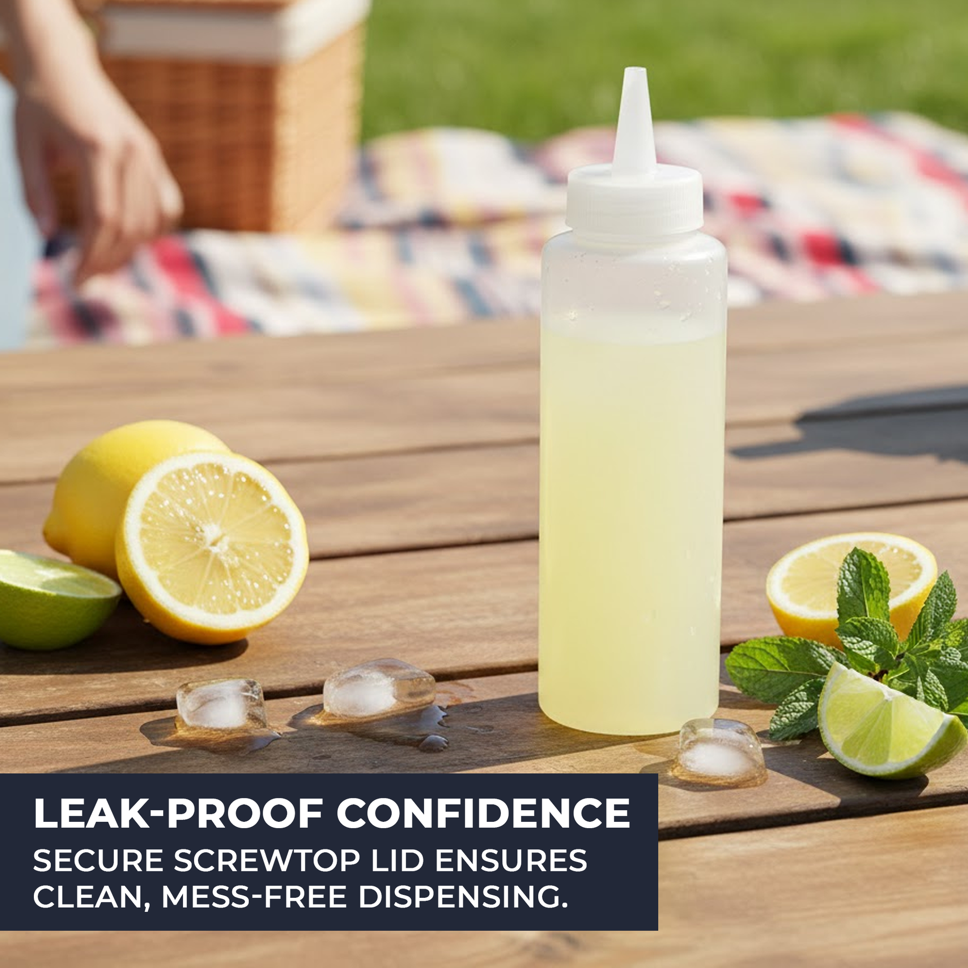 12-Pack 250ml Clear Squeeze Bottles - BPA-Free Soft Plastic Condiment Dispensers for Sauces, Oils & Dressings - Premium Home from Chabrias Ltd - Just £10.99! Shop now at Chabrias Ltd