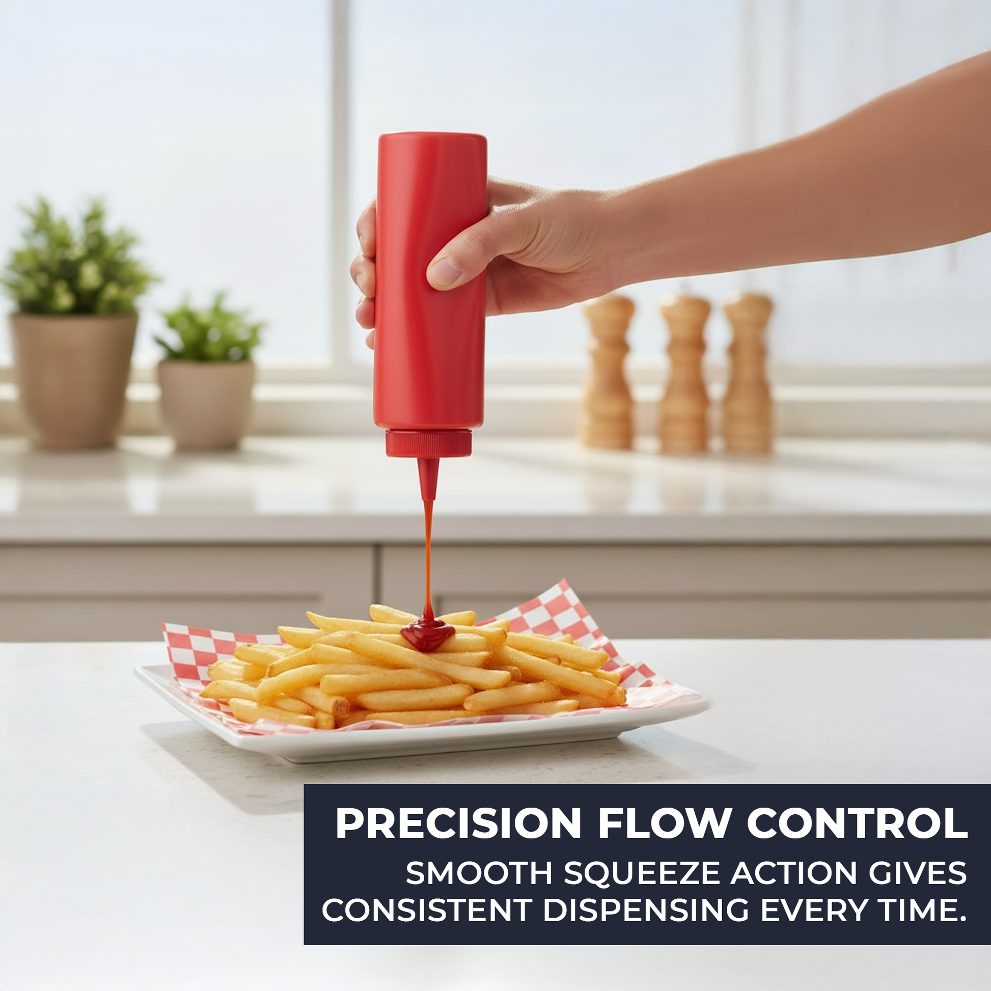 12-Pack 250ml Clear Squeeze Bottles - BPA-Free Soft Plastic Condiment Dispensers for Sauces, Oils & Dressings - Premium Home from Chabrias Ltd - Just £10.99! Shop now at Chabrias Ltd