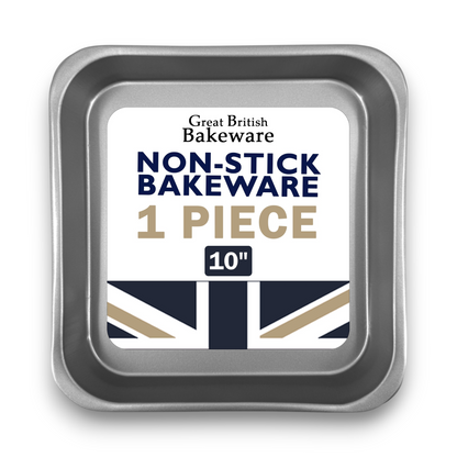Non-Stick Square Sandwich Cake Tin, 10"
