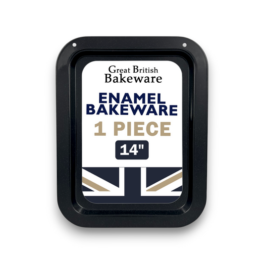 Vitreous Enamel Oven Tray, 36cm - Premium Home from Chabrias Ltd - Just £9.99! Shop now at Chabrias Ltd