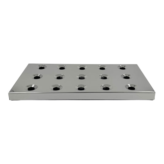 Bar Drip Tray, Rectangle,  Polished Aluminium - Premium Home from Chabrias Ltd - Just £29.99! Shop now at Chabrias Ltd