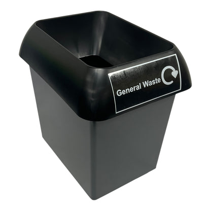 Set of 4, 30 Litre Recycling Bin with Lid & Stickers Included - Premium Bins from Chabrias Ltd - Just £74.99! Shop now at Chabrias Ltd