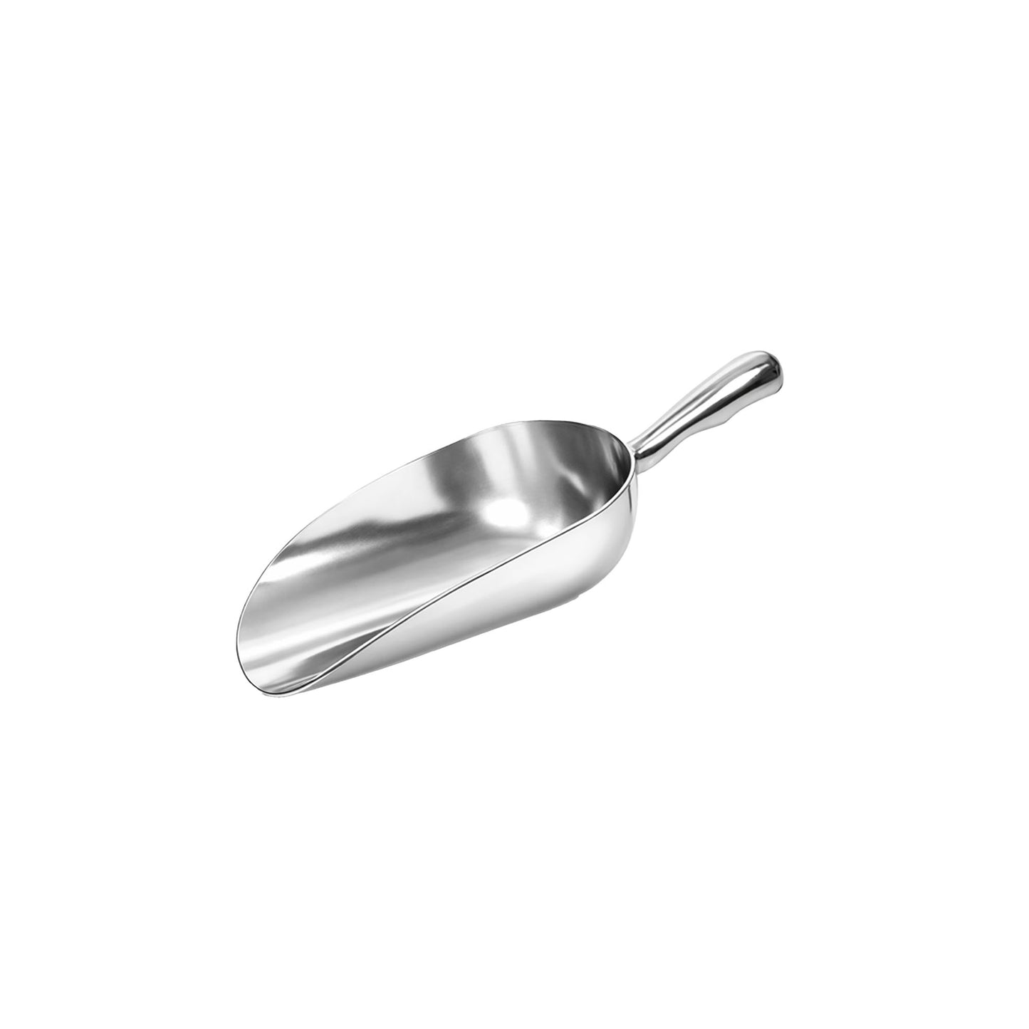 Multipurpose Aluminium Metal Scoops Set for Dry Goods - Sturdy Kitchen Scoops in Different Sizes