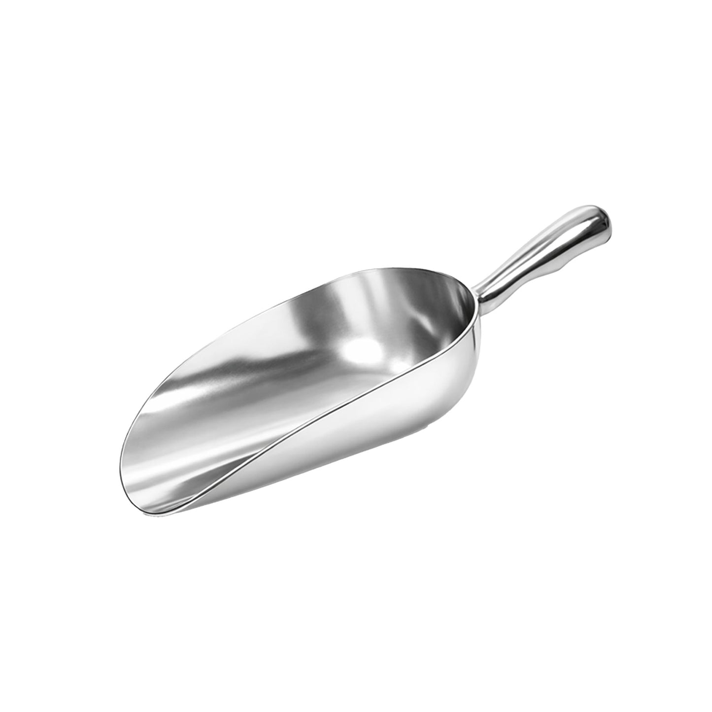 Multipurpose Aluminium Metal Scoops Set for Dry Goods - Sturdy Kitchen Scoops in Different Sizes