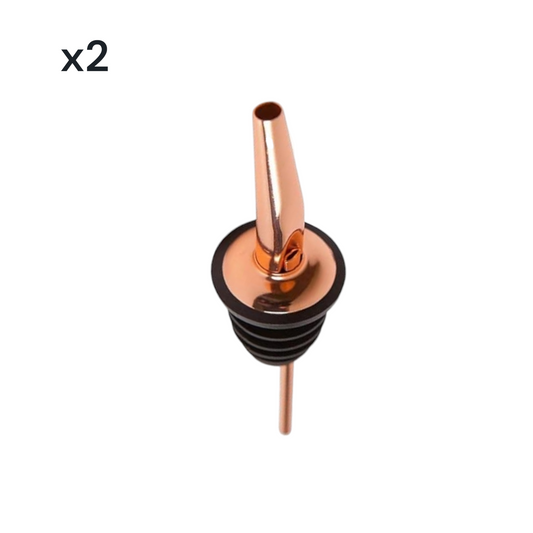 Free Flow Speed Pourer, Copper (x2) - Premium Pourer from Chabrias Ltd - Just £4.99! Shop now at Chabrias Ltd