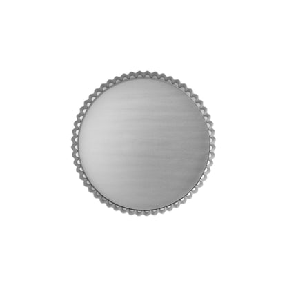 Professional Aluminium Loose Base Fluted Flan Tin, 7" - Premium Kitchen from Chabrias Ltd - Just £10.99! Shop now at Chabrias Ltd