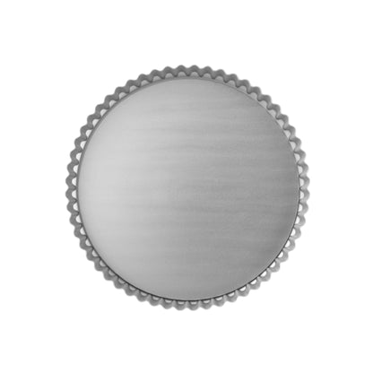 Professional Aluminium Loose Base Fluted Flan Tin, 9" - Premium Kitchen from Chabrias Ltd - Just £12.99! Shop now at Chabrias Ltd