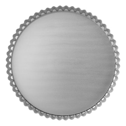 Professional Aluminium Loose Base Fluted Flan Tin, 12" - Premium Kitchen from Chabrias Ltd - Just £15.99! Shop now at Chabrias Ltd