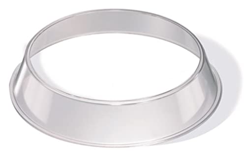 Chabrias Ltd Polycarbonate 2 in 1 Plate Ring, 40 mm H x 215 mm Stackable Plate Rings for pre-Plating Food in Advance, Microwave Safe - Premium Kitchen from Chabrias Ltd - Just £5.99! Shop now at Chabrias Ltd